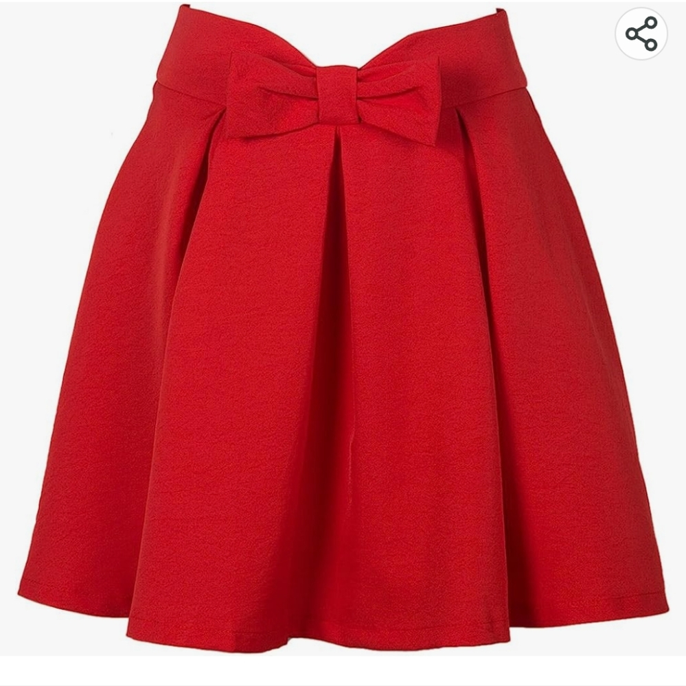 Red Bow Skirt